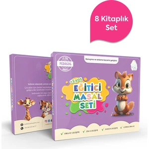 3-6 Yaş Eğitici Masal Seti (8ADET)