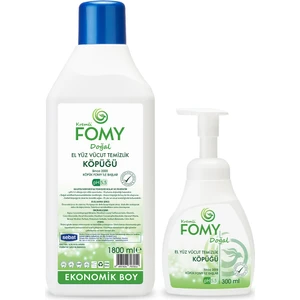 Doğal El Temizlik Köpüğü Seti 300+1800 ml