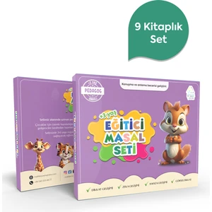 3-6 Yaş Eğitici Masal Seti (9ADET)