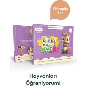 Hayvanları Öğreniyorum Eğitici Masal Seti 7 Kitap (3-6yaş)