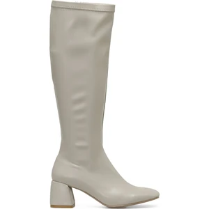 Incı Monna 3pr Bej Kadın Topuklu Çizme