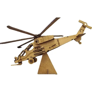 TLR Hobi Tlrhobi  Atak T129 Helikopter Ahşap Maket