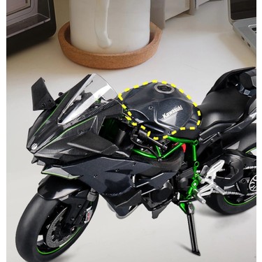 Carstore Kawasaki Ninja H2R 1:9 Siyah Plastik Oyuncak Fiyatı