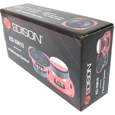 Edison Ed XM10 Midrange Oto Hoparlör 10 cm 200W Maksimum 80W Fiyatı
