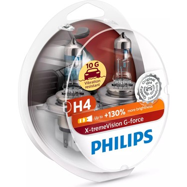 Philips H4 x Treme Vision +%130FAZLA Işık Ampul Seti 12342 Fiyatı
