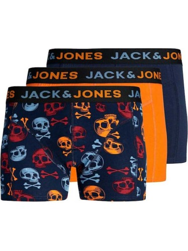 Jack & Jones Jacbone Skull Trunks 3 Pack Erkek Boxer Fiyatı