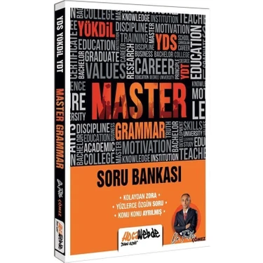 Hocawebde Yayınları YDS YÖKDİL YKS-DİL Master Grammar Kolaydan Zora Soru