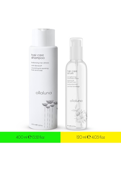 Hair Care Shampoo & Hair Care Serum