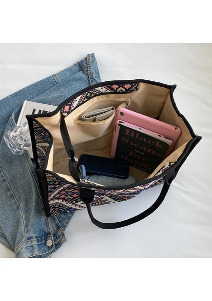 Çok Yönlü Kadın Moda Büyük Kapasiteli Sonbahar Moda Popüler Omuz Banliyö Çantası (Yurt Dışından)