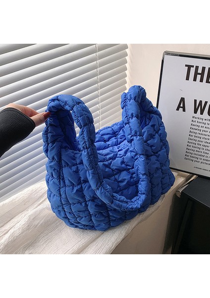 Koltuk Altı Omuz Moda Kadın Moda Kabarcık Ekose Kadın Niş Tasarım Çapraz Omuz Çantası (Yurt Dışından)