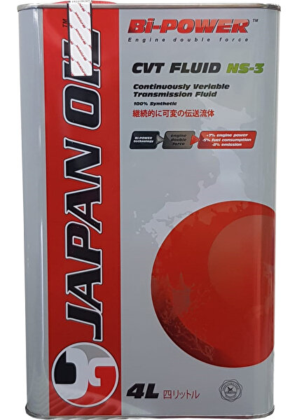 Japan Oil Otomatik Şanzıman Cvt Fluid-Ns-3 4lt (Ü:2023)