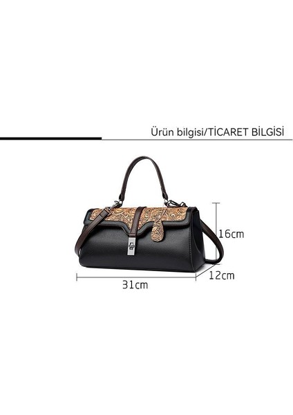Tek Omuz Taşınabilir Crossbody Manyetik Tokalı Stil Kişiselleştirilmiş Araba Dikiş Avrupa ve Amerikan Retro Moda Kadın Çantası (Yurt Dışından) fiyatları