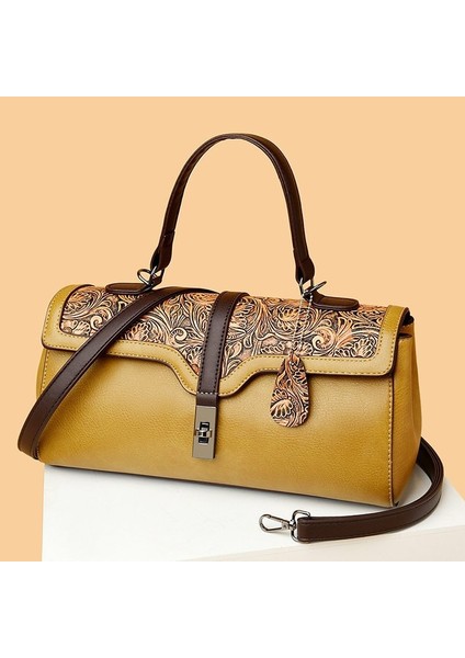 Tek Omuz Taşınabilir Crossbody Manyetik Tokalı Stil Kişiselleştirilmiş Araba Dikiş Avrupa ve Amerikan Retro Moda Kadın Çantası (Yurt Dışından) modelleri