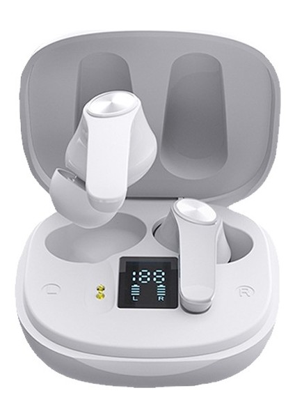 Love City LED Ekranlı Su Geçirmez Bluetooth Kulaklık -Pembe (Yurt Dışından)