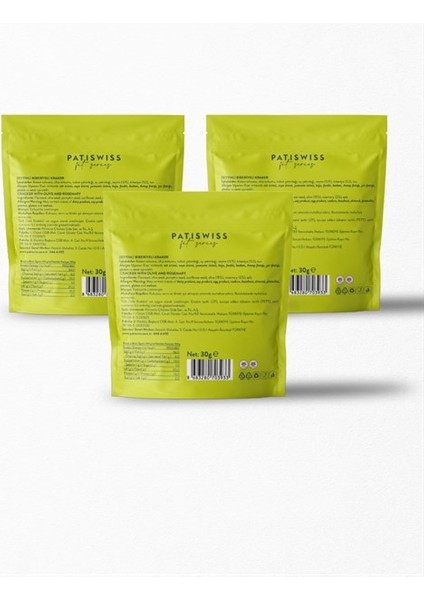 Zeytinli Biberiyeli Kraker Set 30 g x 3 adet