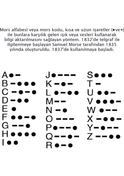 Aida Astrid Hematit 3'lü Harf Doğal Taş Mors Alfabesi Bileklik Çift Sevgili Bileklik Hediye Kutulu