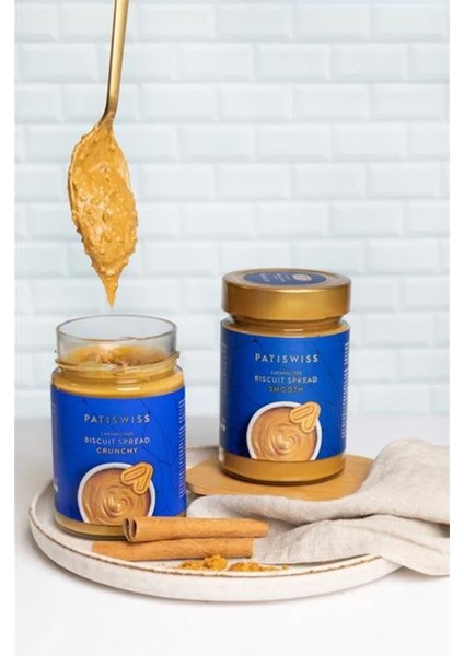 Karamelize Bisküvi Kremaları Smooth Ve Crunchy Set