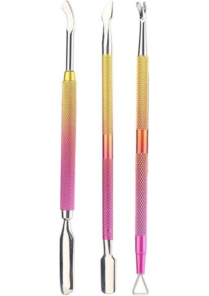 Üç Parçalı Paslanmaz Çelik Ölü Cilt Itme Manikür Araçları (Yurt Dışından) fiyatları