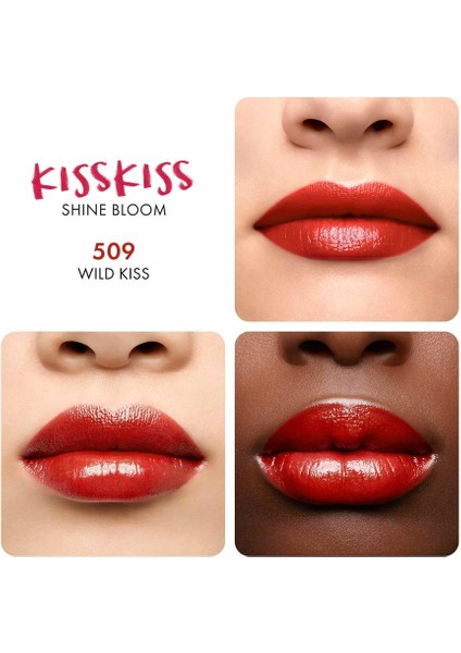 Kiss Kiss Shine Bloom Lipstick 509 Wild Kiss