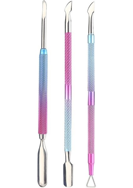 Üç Parçalı Paslanmaz Çelik Ölü Cilt Itme Manikür Araçları (Yurt Dışından) fırsatları