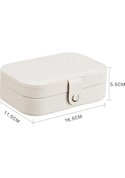 Kewendashiye Seyahat Organizatör Mini Mücevher Kutusu - Pembe (Yurt Dışından)