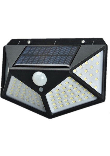 Mbw Güneş Enerjili 100 Ledli Işık - Beyaz (Yurt Dışından)