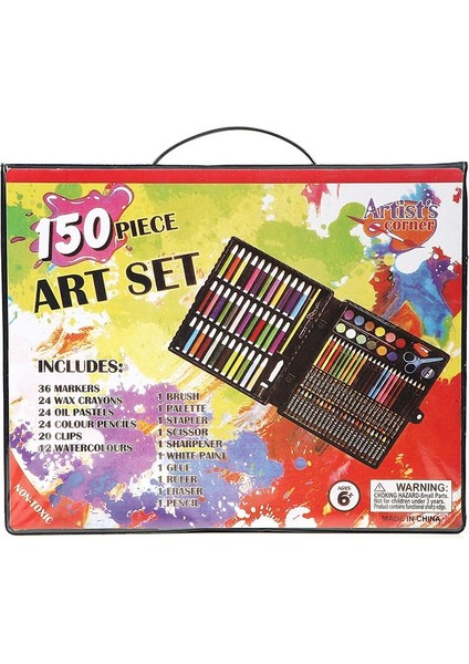 Sakuraa Boya Kalemi Seti (Keçeli, Sulu, Kuru, PASTEL)150 Parça (Yurt Dışından)