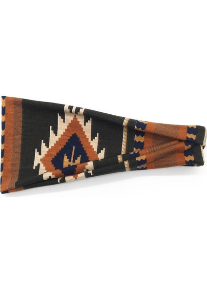 Baskılı Spor Bandı Yoga Bandı Ter Emici Kemer Terlemeyi Önleyici Bayanlar Geniş Kenarlı Başörtüsü 2 Adet (Yurt Dışından)