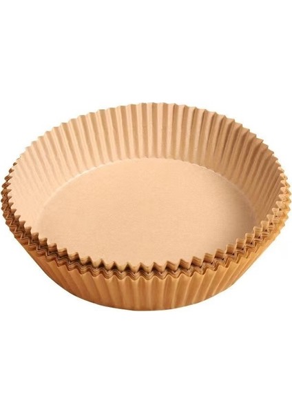 Hava Fritözleri Için Tek Kullanımlık Pişirme Kağıdı 200 Yaprak - Beyaz (Yurt Dışından)