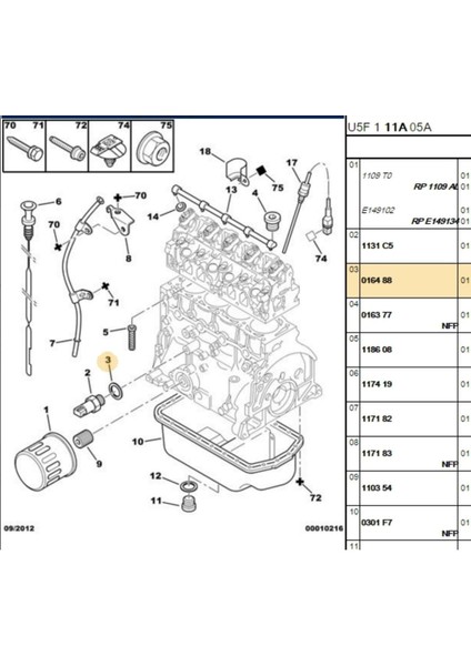 Karter Tapa Pulu Dw4-Dw6 (DK2008-016488)