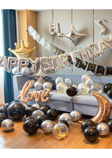 Noel Doğum Günü Partisi Senaryo Balon Seti (Yurt Dışından)