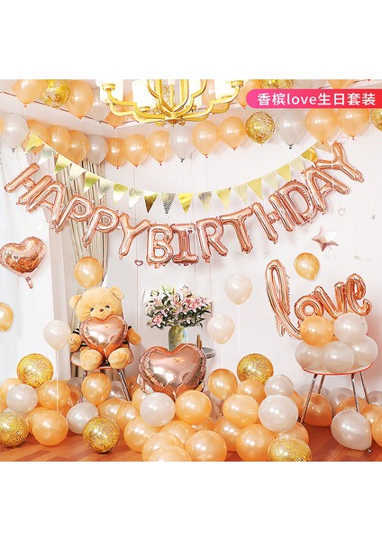 Noel Doğum Günü Partisi Senaryo Balon Seti (Yurt Dışından)