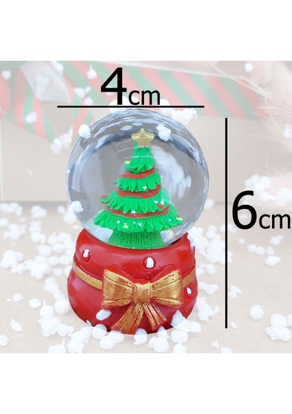 Çam Ağacı Masaüstü Aydınlatma Dekoratif Hediyelik Yılbaşı Veya Doğum Günlerine Özel Tasarım Noel Ağacı 6cm x 4cm No:4