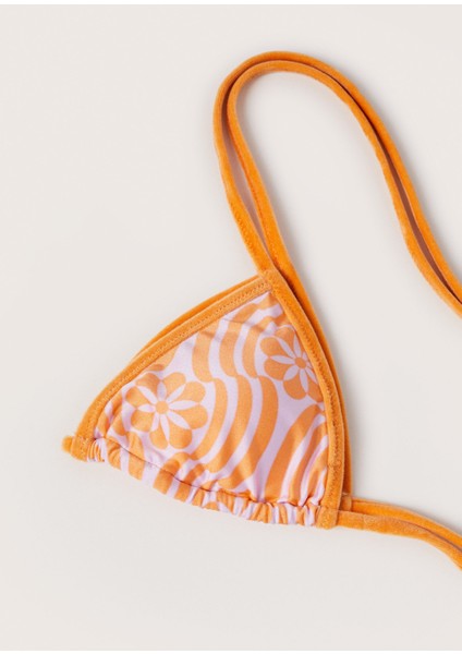 Baskılı Bikini Üstü