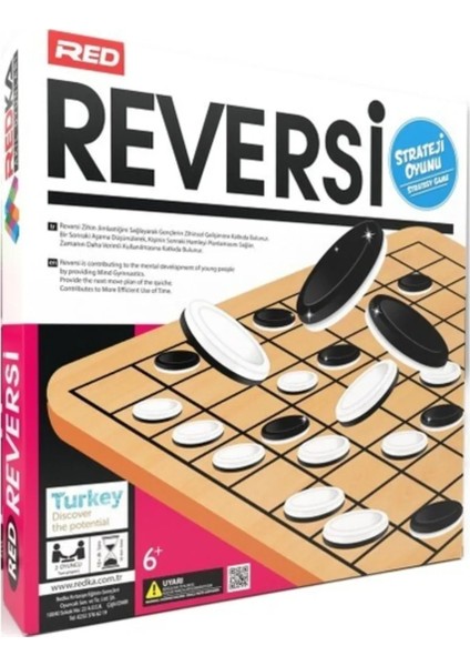 Redka Reversi Akıl Oyunları Lisanslı Orijinal Ürün Red Reversi