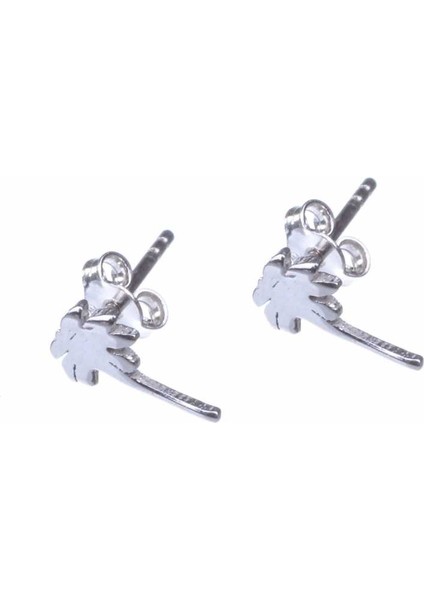 925 Ayar Gümüş Minik Palmiye Küpe modelleri