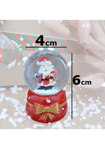 Coverzone Noel Baba Masaüstü Aydınlatma Dekoratif Hediyelik Yılbaşı Veya Doğum Günlerine Özel Tasarım 6cm x 4cm No:9