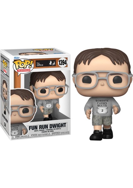 Pop The Office Dwight Schrute Michael Scott'ın Kuduz Için Düzenlediği Koşu Yarışmasında Figür