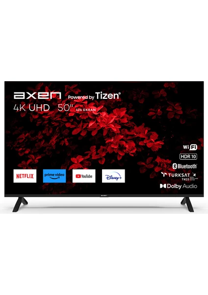 AX50FMN501 50" 127 Ekran Uydu Alıcılı 4K Ultra HD Smart LED TV