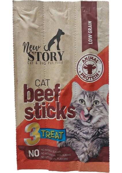 Cat Beef Sticks Dana Etli Kedi Ödül Çubukları 3 x 5 gr