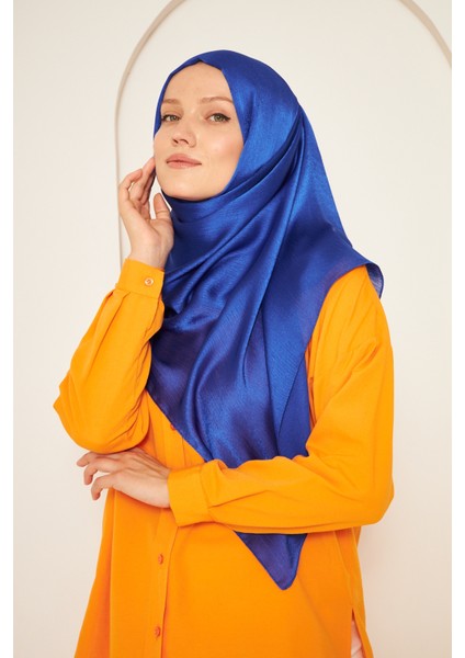 Sakafashion Idol Jan Jan Şal - Saks Mavi