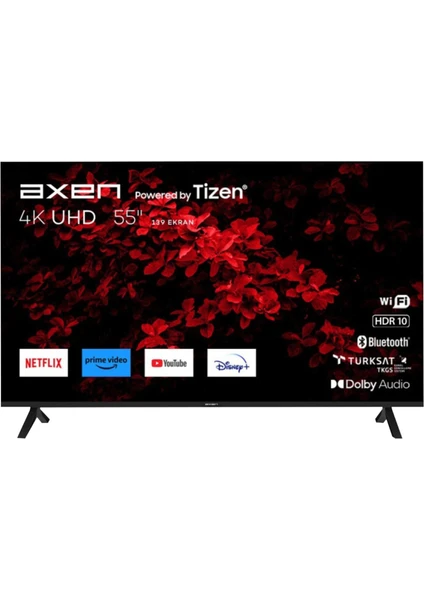 AX55FMN501 55" 139 Ekran Uydu Alıcılı 4K Ultra HD Smart LED TV