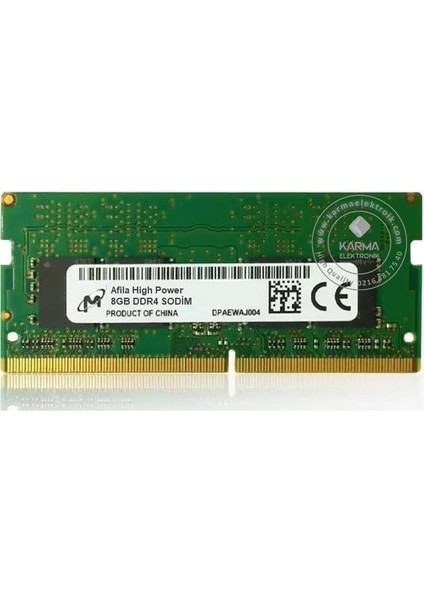 Lenovo Yoga 510-14IKB 80VB 8gb Ddr4 Notebook Ram Bellek