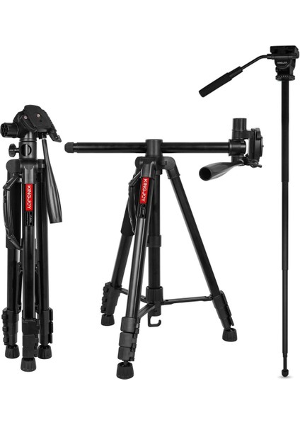 Kıngjoy VT-890H Aluminum Alloy Tripod Professional