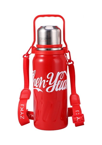 Yeni Yıl Şenlikli Kola Taşınabilir Su Isıtıcısı Büyük Kapasiteli Yalıtımlı Açık Dağcılık Su Isıtıcısı (Yurt Dışından)