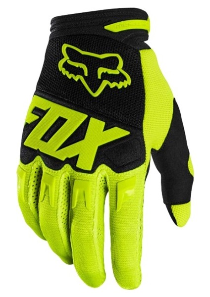 Fox Serisi Profesyonel Açık Hava Motosiklet ve Bisiklet Sürme Tam Parmak Eldivenleri (Yurt Dışından)