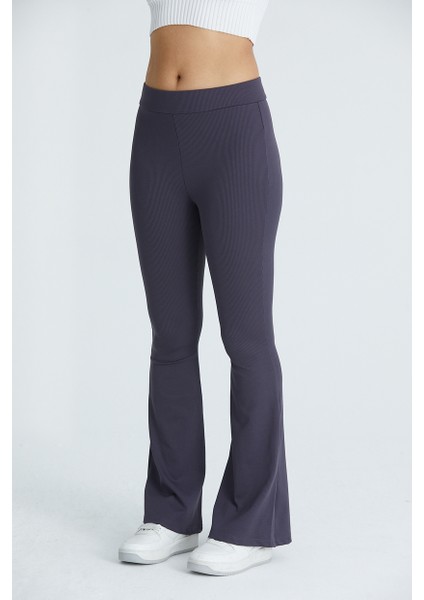 Kadın Likralı Ispanyol Paça Yüksek Belli Fitilli Tayt fiyatları