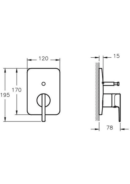 Suit U Ankastre Lavabo Bataryası - A42286 fiyatları