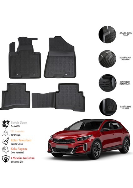 Kıa Sportage 2020 3D Havuzlu Paspas Otl
