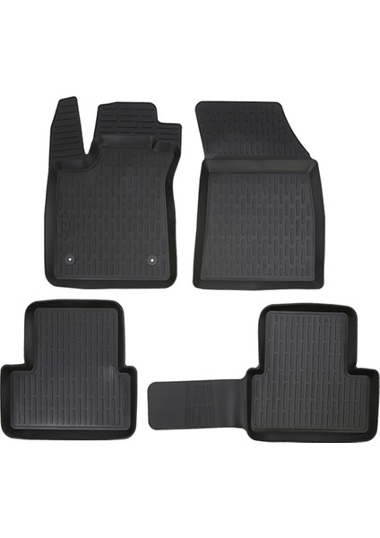 Renault Megane 4 2024 3D Havuzlu Paspas Otl